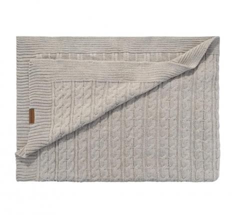 Плед вязаный "Sofi de Marko" Джовани (светло-бежевый), 220х240