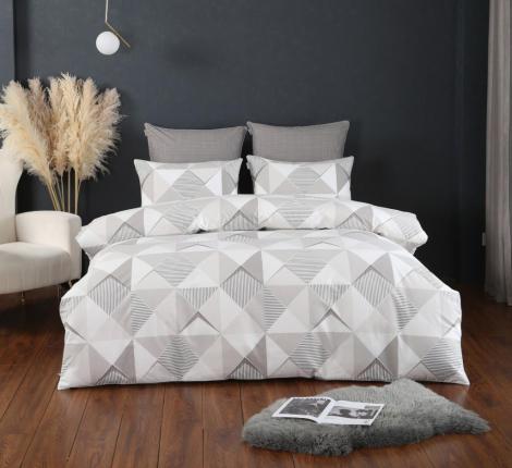 Постельное белье "Kazanov.A." Бруклин (айвори жемчуг) Сатин, Евро