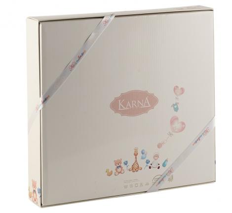 Комплект полотенец &quot;KARNA&quot; детский BAMBINO-SLON 50x70-70х120 см , Кремовый