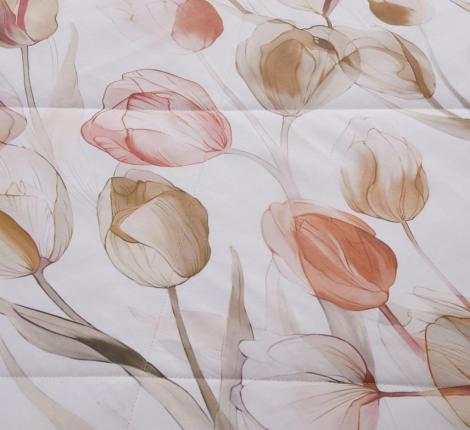 Постельное бельё с одеялом "Asabella" 2346-OSPS Сатин, 1,5 спальный