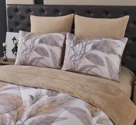 Постельное белье с одеялом "Sofi de Marko" Рикардо №1 Велюр/Сатин, Евро
