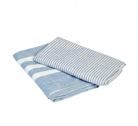 Наволочка "OXYGEN", 50х70-2шт. (синий меланж)