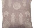 Подушка декоративная "Leitner" CUSHION жаккард 50x50, сиреневый
