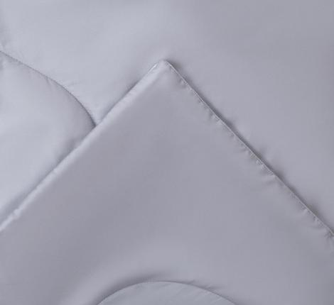 Постельное белье с одеялом "Sofi de Marko" Premium Mako (серый) Сатин ДеЛюкс, Евро