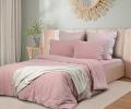 Постельное бельё Sharmes "Rustic melange" Семейный, розовый
