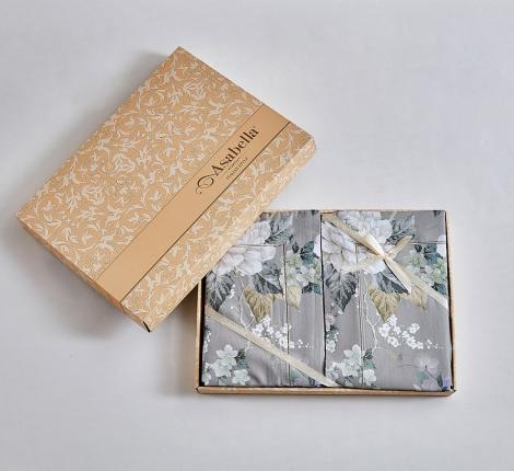 Постельное белье "Asabella" 2296-6 Фланель, Евро