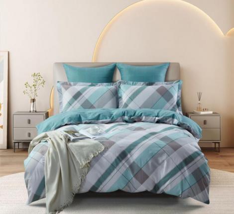 Постельное бельё "KARTEKS" Сатин печатный КВ-588, Евро