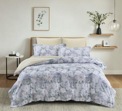 Постельное бельё "Asabella" 2438-6 Фланель, Евро