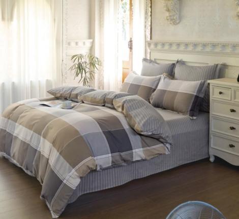 Постельное белье "Sailid" B-253-1 Сатин, 1,5 спальный