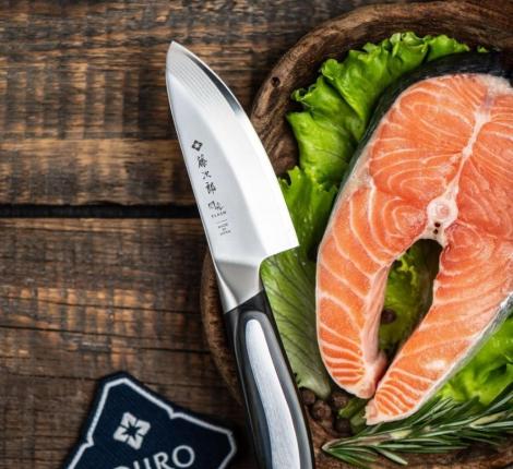 Кухонный нож Деба мини "TOJIRO" FF-DE105, длина лезвия 105 мм