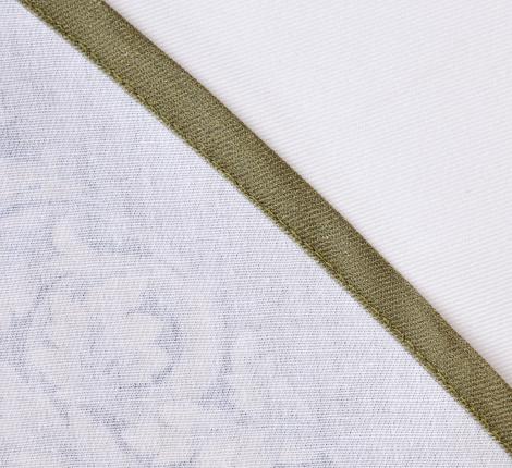 Скатерть круглая с пропиткой SANTALINO "ОХОТА" 150 см, белый