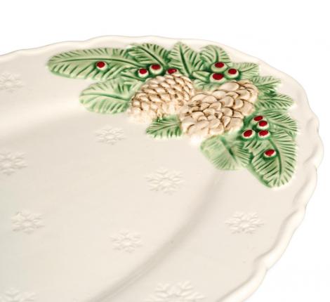 Блюдо сервировочное "GREEN PINE", 31*20*2,5 см