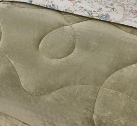 Постельное белье с одеялом "Sofi de Marko" Ренато №38 Велюр/Сатин, Семейный