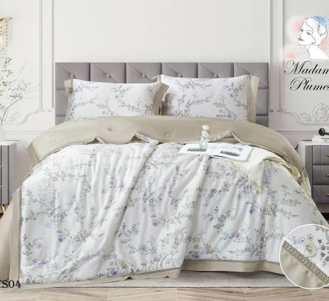 Постельное бельё с одеялом Madame Plumes "SERENE BREEZE" TS-04 Тенсел, Евро