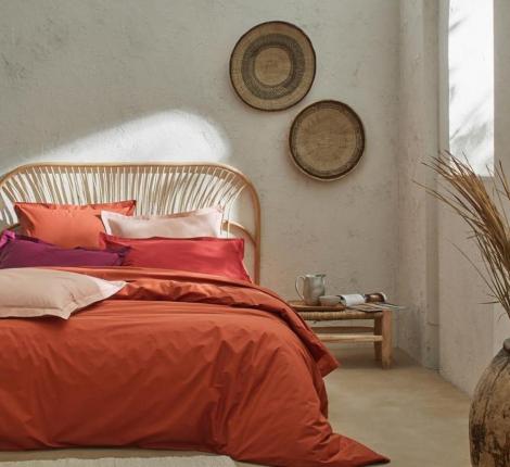 Наволочка "Blanc des Vosges" перкаль 50х70, petale (светло-розовый)