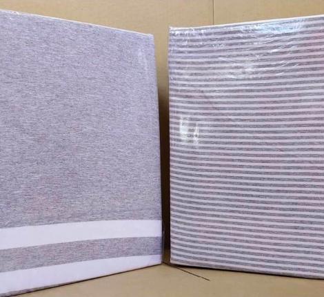 Простыня на резинке "OXYGEN", 120х200 (сливовый)