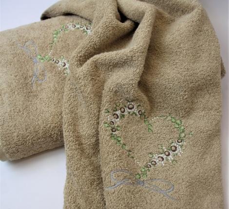 Набор махровых полотенец &quot;KARTREKS&quot; 2шт (50х90, 70х140) ROMANTIK 57.007