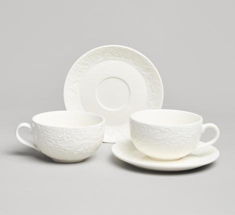 Чайный набор "MUSE" на 2 персоны, 4 предмета (360 мл)