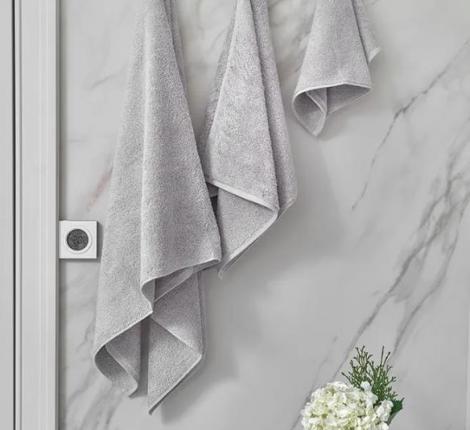 Полотенце микрокоттон Luxberry "TEDDY" 70x140, серый