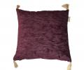 Наволочка декоративная "Sofi de Marko" Эстер (бордо) Жаккард, 45х45