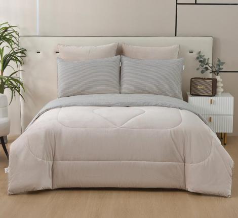 Постельное белье с одеялом "Sofi de Marko" Роберто №35 Велюр/Сатин, Евро