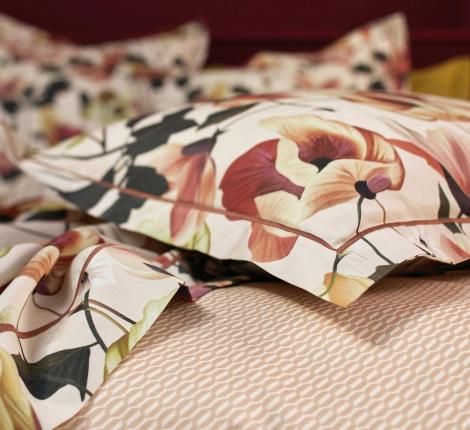 Постельное бельё "Blanc des Vosges" RHAPSODIE AUBEPINE перкаль, Евро