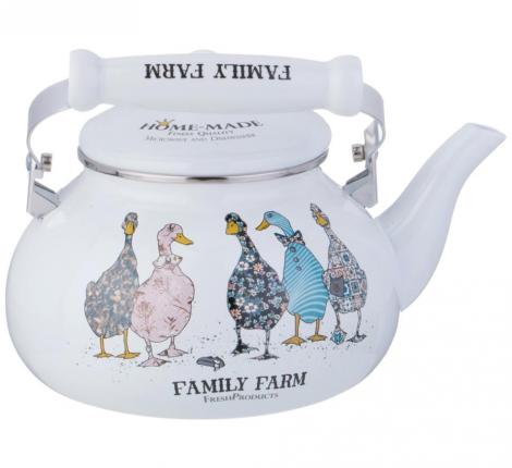 Чайник эмалированный "FAMILY FARM", 2,5 л