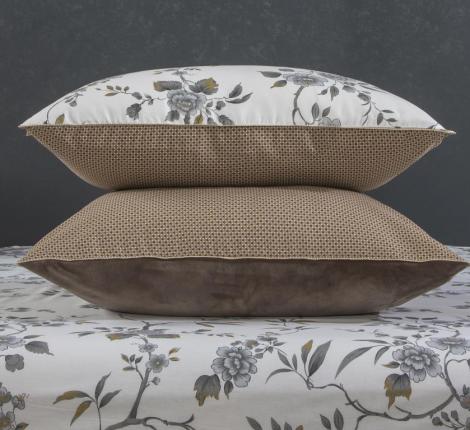 Постельное белье с одеялом "Kazanov.A." Валери (бежевый жемчуг) Велюр/Egypt Cotton, Евро