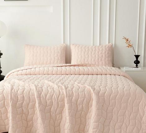 Покрывало "Sofi de Marko" Минелла (кремовый) Жатый сатин, 160х220