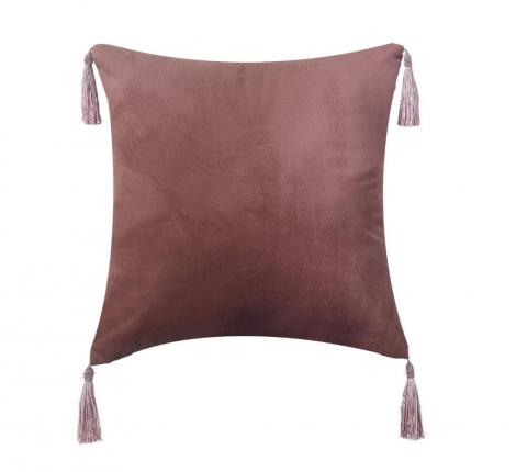 Наволочка декоративная "Sofi de Marko" Кэтрин (пепел роза) Велюр, 45х45