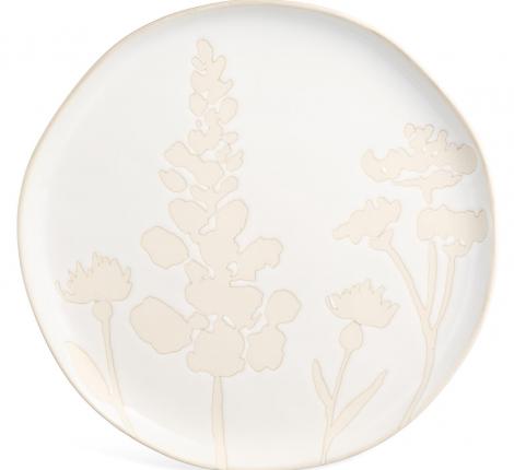 Набор обеденных тарелок 4 штуки "FIELD", диаметр 25,5 см