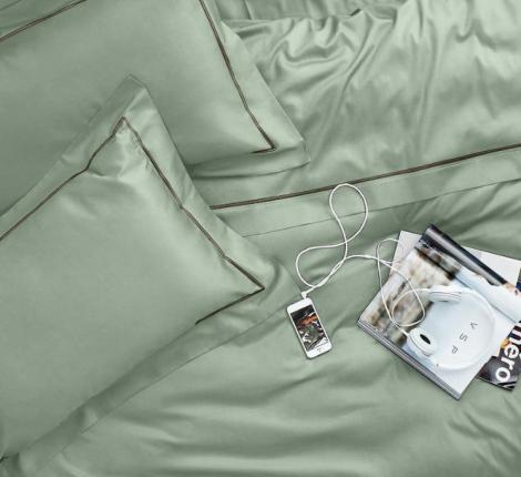 Постельное белье Primavelle Luxe-сатин "BARATTO" светлая олива, Евро