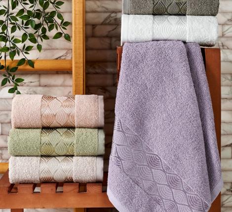 Набор махровых полотенец "TWO DOLPHINS" MAYORKA, 50х90 (6шт.)