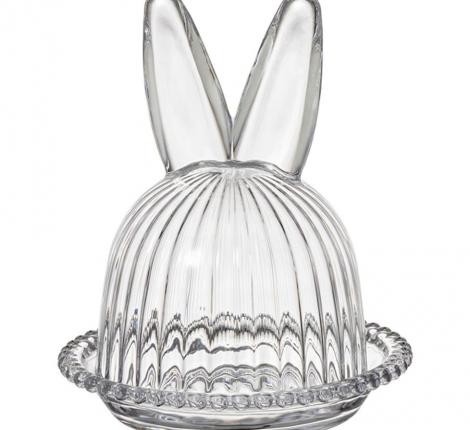 Блюдо сервировочное с крышкой "RABBIT FAMILY", 14*14*16 см