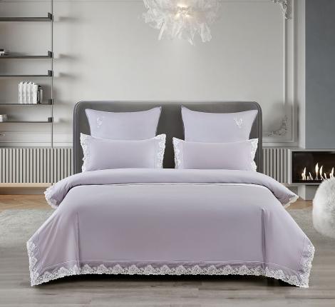 Постельное белье "Asabella" 2331-6 Сатин ДеЛюкс, Евро