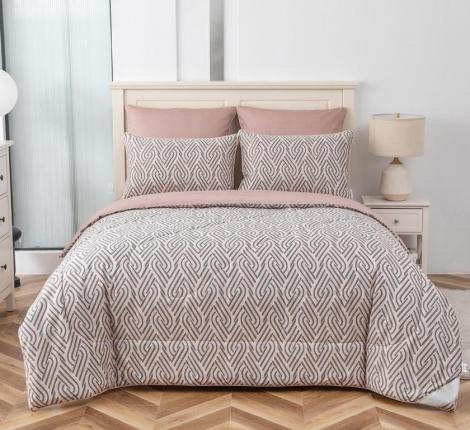 Постельное белье с одеялом "Sofi de Marko" Ришелье №44 Сатин, Семейный