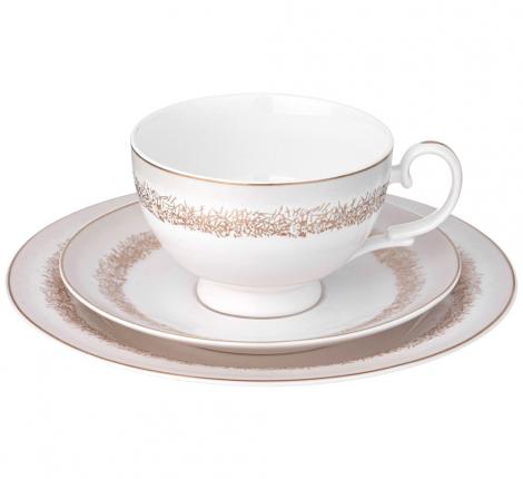 Сервиз чайный "ЗОЛОТОЙ ПЕСОК" на 6 персон, 20 предметов