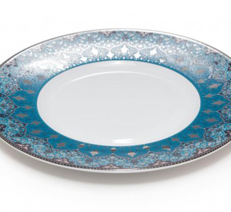 Тарелка десертная "DHARA" BLUE, диаметр 24 см