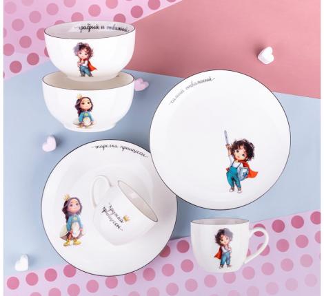 Набор детской посуды "САМЫЙ ОТВАЖНЫЙ", 3 предмета