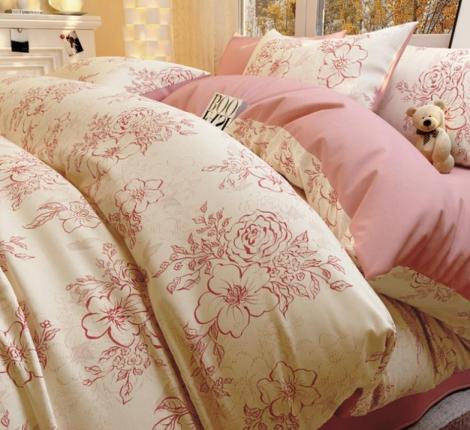 Постельное белье "Sailid" B-502-1 Сатин, 1,5 спальный