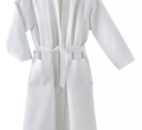 Халат вафельный "Blanc des Vosges" WAFFLE BLANC (белый), S
