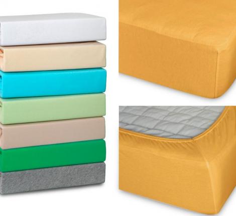 Простыня трикотажная на резинке "Cleo" 9/009-TP, 90х200х25