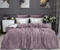 Постельное белье с одеялом "Kazanov.A." Севилья (жемчуг пыльная орхидея) Велюр/Egypt Cotton, Евро