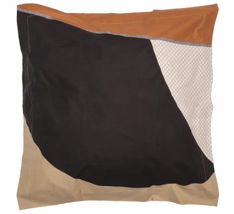 Наволочка "Blanc des Vosges" FUSION NOIR перкаль, 60x60