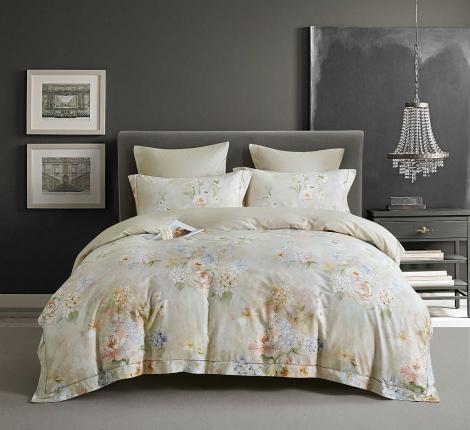 Постельное белье "Asabella" 2284-6 Фланель, Евро