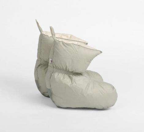 Сапожки-носочки пуховые "Comfort Socks Travel Grass" Grey, 36-39 р.