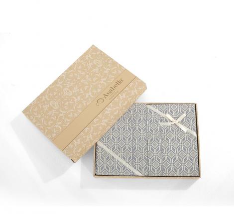 Постельное белье "Asabella" 2358-6 Сатин, Евро