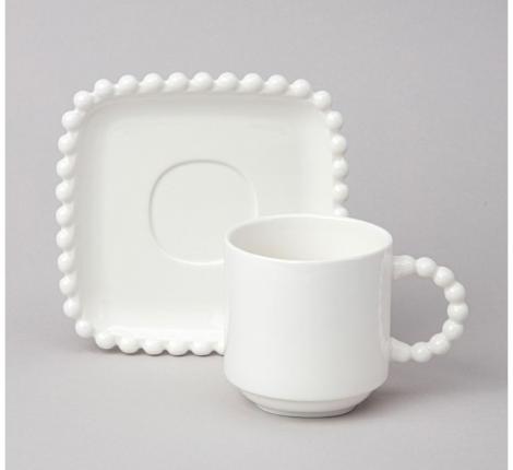 Чайный набор "PEARL"  на 4 персоны, 8 предметов (220 мл)