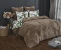 Постельное белье с одеялом "Kazanov.A." Мале (бежевый жемчуг) Велюр/Egypt Cotton, Евро