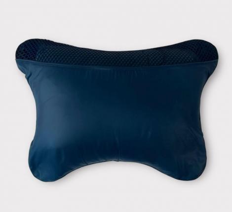 Дорожный плед-пончо пуховый "Travel Cape Plaid Grass" INDIGO, 130х170